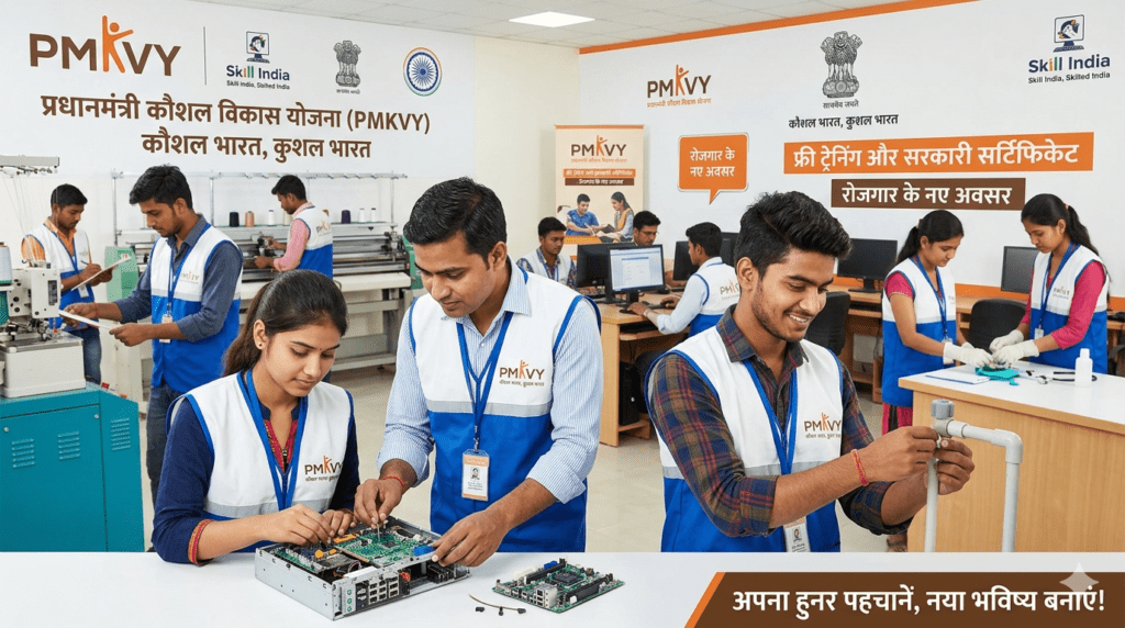 PM Kaushal Vikas Yojana 2026 Free Skill Training Center