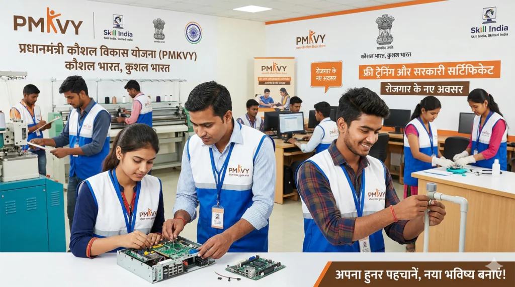 PM Kaushal Vikas Yojana 2026 Free Skill Training Center