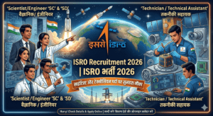 ISRO Recruitment 2026 में साइंटिस्ट और इंजीनियर पदों पर भर्ती का सुनहरा अवसर
