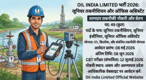 Oil India Limited Vacancy 2026 भर्ती में जूनियर तकनीशियन और जूनियर इंजीनियर पदों के लिए आवेदन