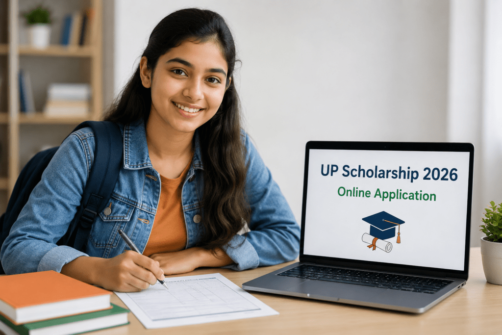 UP Board Scholarship 2026 online application process for students