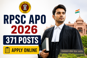 RPSC APO Recruitment 2026 notification released for 371 Assistant Prosecution Officer posts in Rajasthan