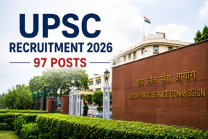 UPSC Recruitment 2026 for Operations Officer Air Safety Officer and Junior Scientific Officer